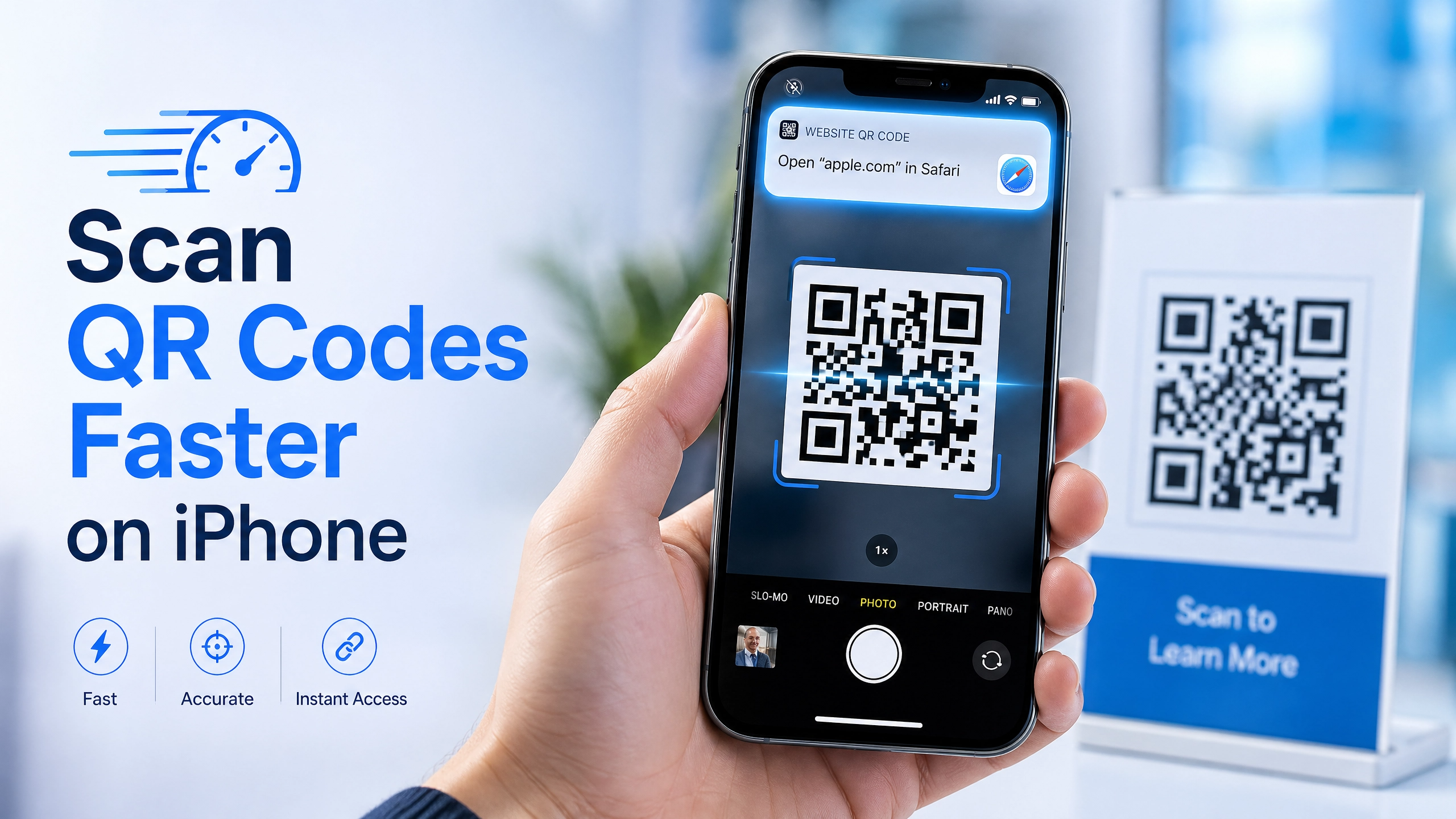How to Scan QR Codes Quickly in iOS Camera App – QR Code Scanner Online ...
